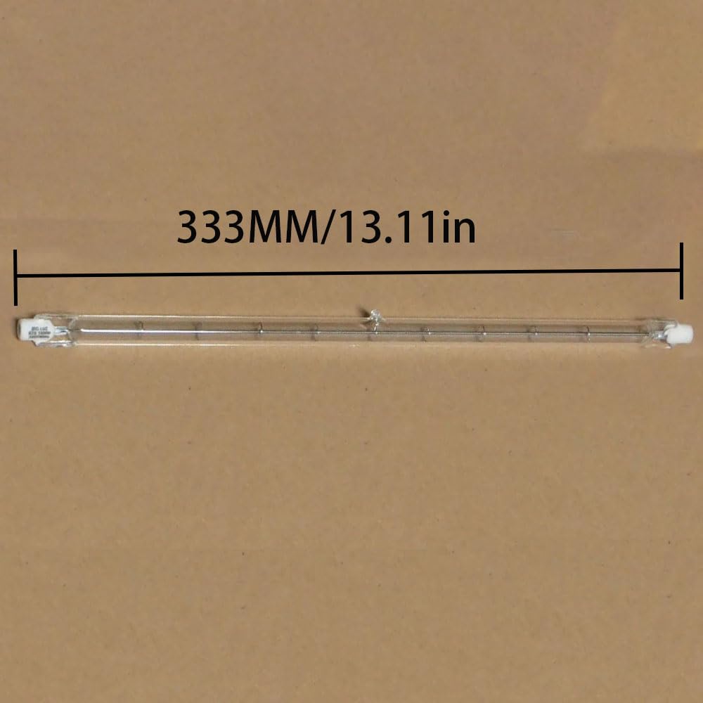 5PCS R7S Halogenlampe 333mm 220-240V 2000W R7S J333 J Typ T3 Doppelseitige Halogenbirne warmweiß 2800K Dimmable