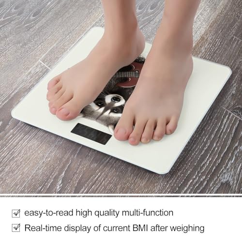 Báscula digital de baño con vidrio templado, alta precisión miniatura 5