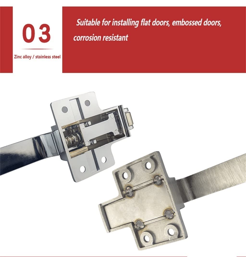Manija de puerta, cerradura acero