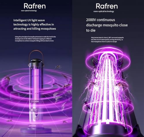 Image of Electric Mosquito Killer Lamp & Insect Bug Zapper Machine - Sensor Automatic On-Off Fly Catcher, LED Lamp Insect Killer for Home VB1