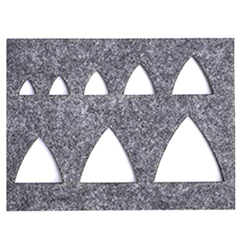 Zonfer 1pc Needle Felting Applique Mold Handmade Creative Animals Eye Nose Ear Mouth Felt Cats Dogs Wool Felt Accessories Felting Template Random Style