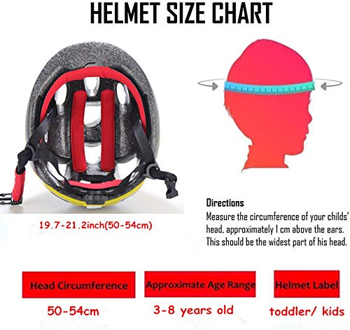 Atphfety Kids Helmet Set for 3-8 Years,Toddler Helmet Knee Elbow Pads Wrist Guards Adjustable Bike Skating Skateboard Cycling Scooter Rollerblading Helmet for Boys Girls