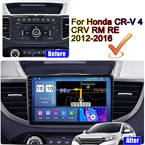 Radio Android 11 para Honda CRV 2012-2016 con GPS y pantalla de 9 pulgadas 3