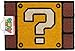 Produktbild Super Mario Fußmatte (Mystery Block / Fragezeichenblock Design) Kokosfaser Türmatte 40x60cm - Offizielles Lizenzprodukt
