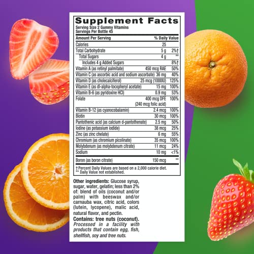 Vitafusion Multivitamin Gummies + Immune Support | 90 Adult Gummy Vitamins - image 8