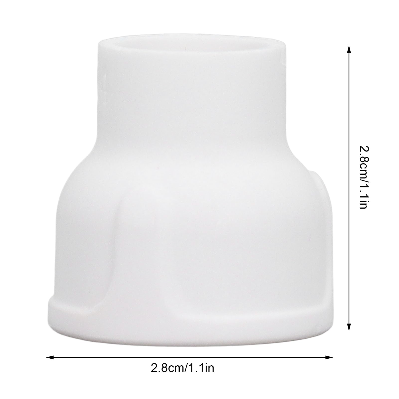 Ceramic Tig Welding Cup No14 Welding Cup Collet Body White Ceramic Nozzle Assembly 2.4mm Precision Centre Hole with Integrated Filter Specifically Engineered for Tig Welding 2 Set - Image 2