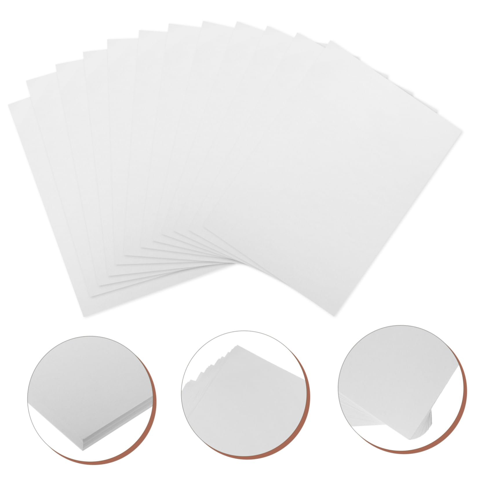 Bloc de Papier Aquarelle 50 Feuilles Blanc, pour Débutants