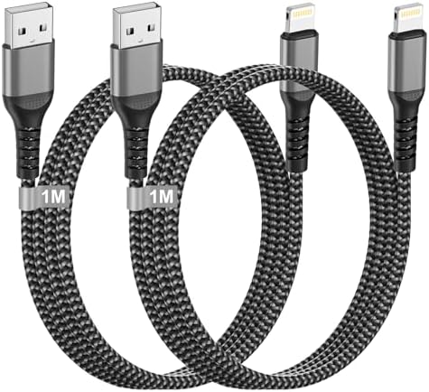 RAVIAD Cavo USB C a iPhone 0.5M [Certificato MFi] Cavo iPhone USB Tipo C in Nylon Carica Rapida Caricatore per iPhone 14/13/12/11 Pro Max/X/XS/XR/8/8 Plus/7/7 Plus/6s/6s Plus/6/6 Plus/5/5s/5c/SE 2020