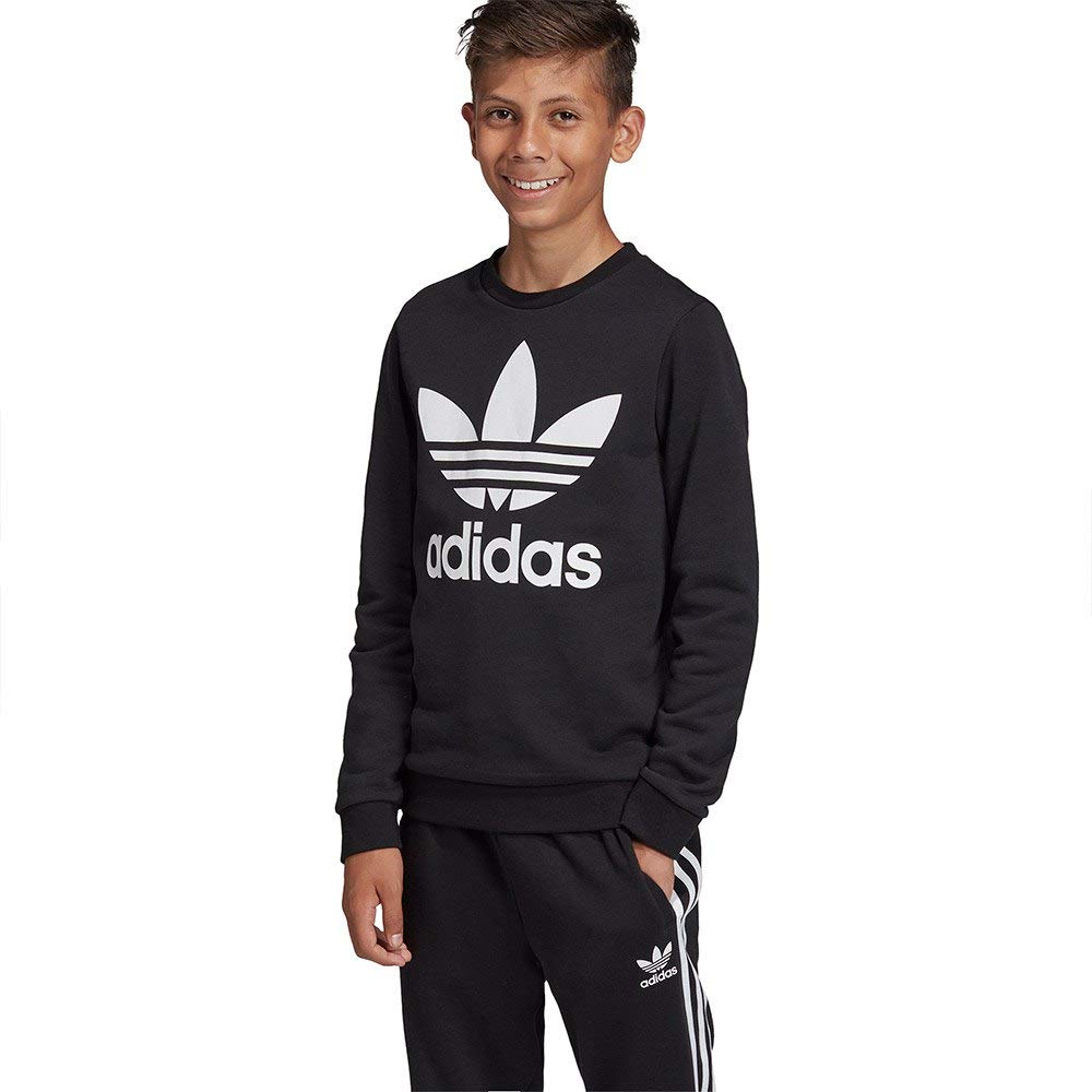 adidas Trefoil Crew Felpa Unisex - Bambini e Ragazzi