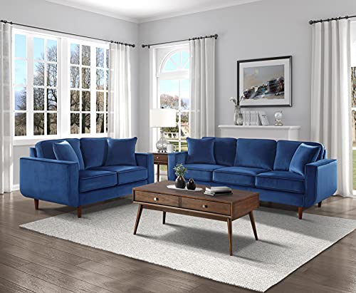 Lexicon Mapleton Living Room Sofa, Navy Blue #TOP5