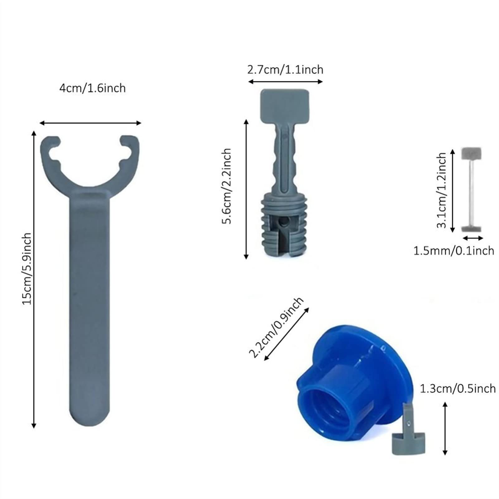 Strumento di Vibrazione per Piastrelle 50pcs Strumenti per la Costruzione di pareti per Pavimenti in Ceramica Piatta Sistema di livellamento per Piastrelle Riutilizzabile Kit di Sistema di Live