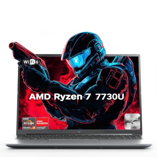 MALLRACE 2026 Gaming Laptop with AMD Ryzen 7 7730U...