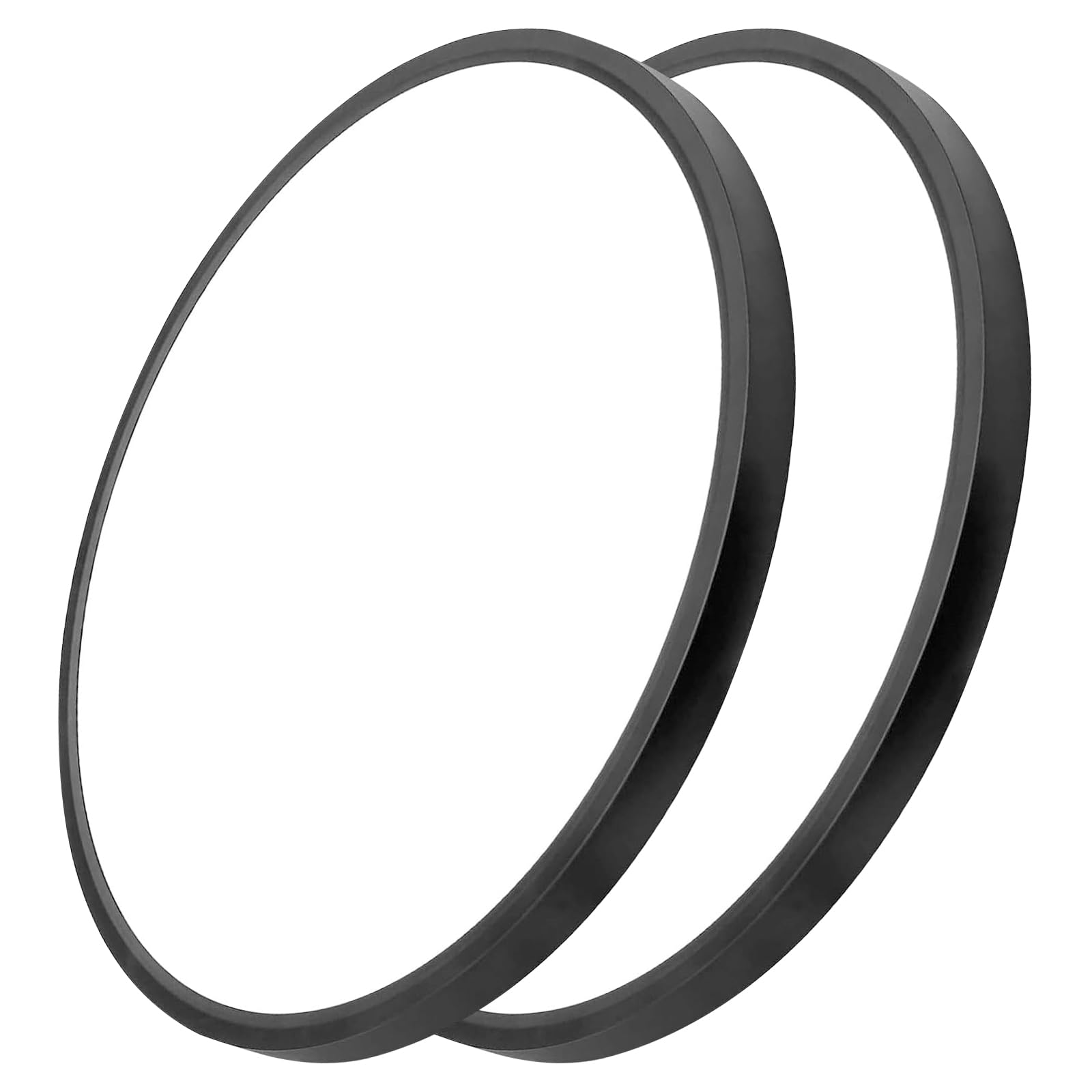 20 Inch Large LED Flush Mount Ceiling Light, 40W,4350LM, 3000K/4000K/6000K CCT Selectable,Black Flat Panel Light Low Profile Ceiling Light Fitures for Hallway, Kitchen, Bedroom, Laundry Room, 2PK