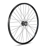 Montaje fácil Gurpil 64020 Rueda, Delantero, 27.5, Negro con rodamientos