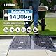 LIEKUMM Türschwellenrampe 5 cm Hoch, 1400 kg Tragkraft Tragbare Modular Rampe für Türschwellen, Schwellenrampe für Zuhause, Stufen, Bordsteine, Elektro-Rollstuhl, Scooter, Motorrad