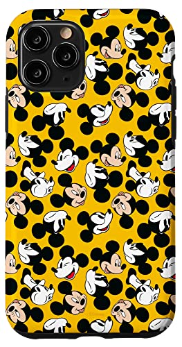 Coque iPhone 11 Pro Disney Mickey Mouse jaune cadeau idéal fans