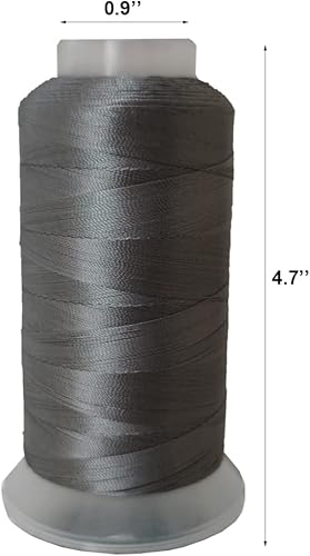 Miniatura 8 de Hilo de poliéster resistente resistente a los rayos UV para exteriores, #69 T70, tamaño 210D3 capas, para tapicería marina, cuero, manualidades de