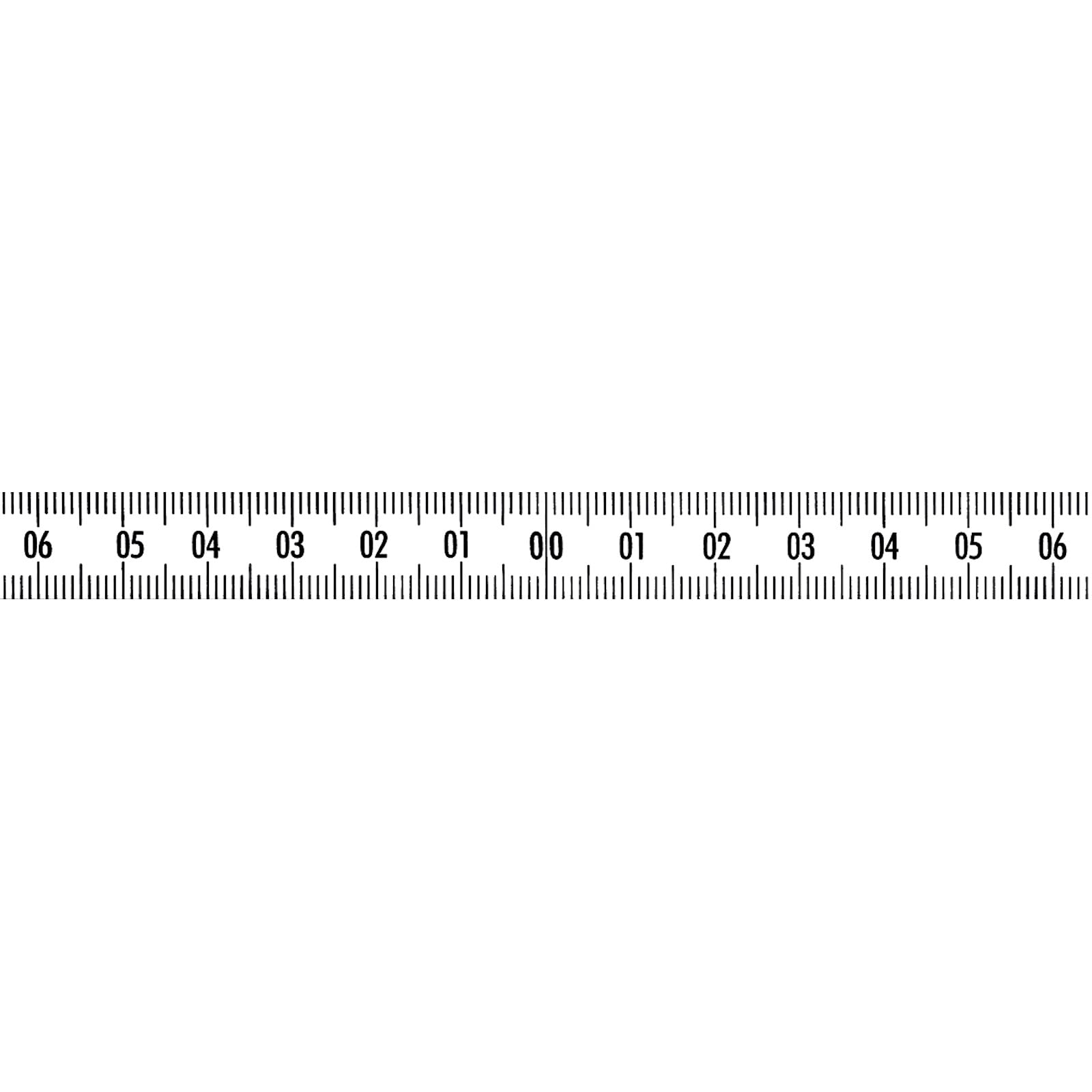 DEWEPRO Mètre ruban gradué avec point zéro au milieu, montant jusqu'à 400 cm vers la gauche et la droite - Division recto verso - Division recto verso - Largeur : 13 mm
