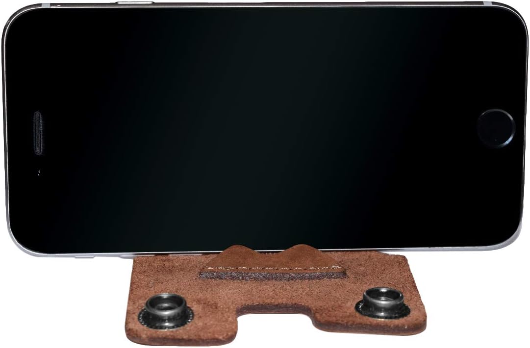 Hide & Drink Rustic Leather Cord Keeper (Cord Clam) Cord Snap Wrap Headphone Wrap Tangle, Cord Sandwich Handmade Swayze Suede