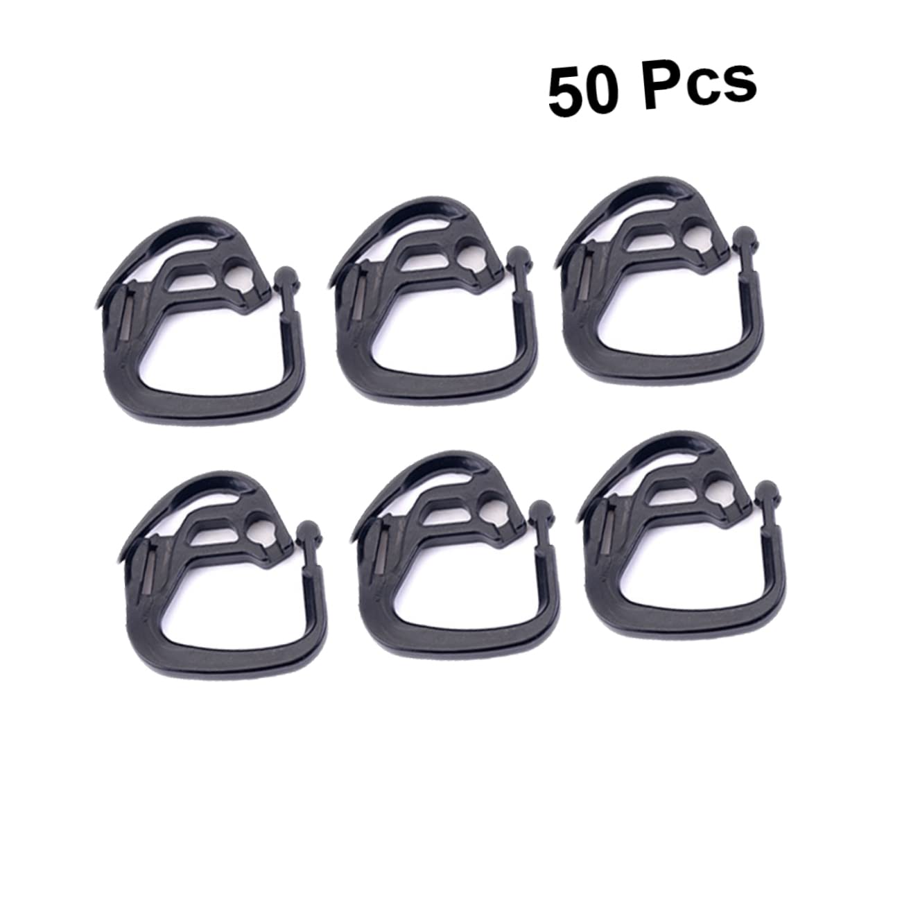 Happyyami 150 Pcs Shade Net Greenhouse Accessories Garden Supplies Net Holders Alloy Hooks Curtain Net Folder