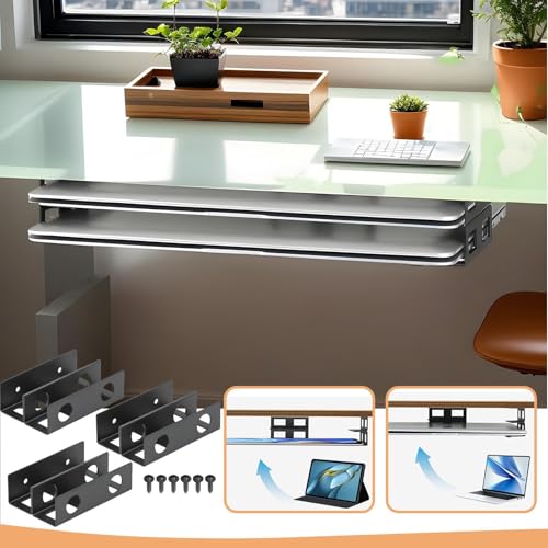 Étagère sous bureau pour ordinateur portable idéale en télétravail - 3