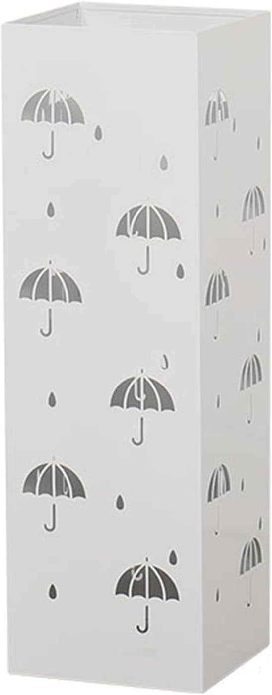 Commercial Metal Umbrella Stand for Hallway & Entryway Large Capacity Square Umbrella Holder for Indoor Use and Stylish Umbrella Rack for Home or Office