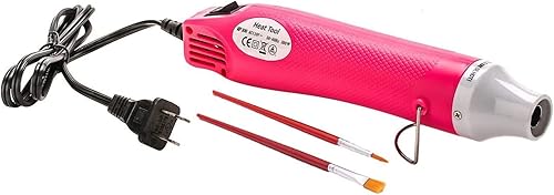 Pistola de calor para manualidades, mini herramienta de calor para resina epoxi, moldes de silicona, vertido acrílico, relieve y eliminación de