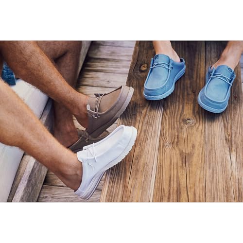 Image of HEYDUDE Men's Wally Slip Stretch Canvas | Men's Shoes | Men Slip-on Loafers | Comfortable & Light-Weight