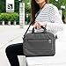 Tucano Loop Laptoptasche/Schultertasche für 13 Zoll Notebook/Tablet/Netbook/Lap... | Außentasche Reißverschluss - schwarz-grau