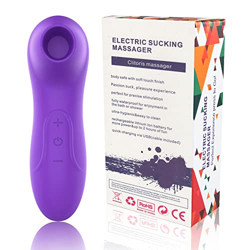 Silicona portátil Masajeador sùcciønadør Clîťoris Müjèr original,7 modos,Mǔjér el mas Veñdîdo Vérdạderö Femènịnô (púrpura-5)