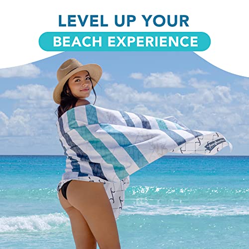 Youphoria Microfiber Quick Dry Beach Towel (32” X 72”) - Sand Free Beach Towel - Packable, Absorbent, Lightweight Travel Towel, Swimming, Pool, And Camping #TOP5