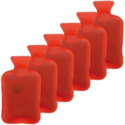 Dispenser De Red Frio Calor Pocket Warmers Set of 6 hand warmer Heatpad Firebag-Hot Water Bottles in Red by OHE
