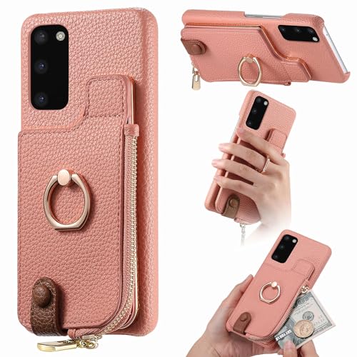 Étui Samsung S20 rose pour éviter de perdre vos cartes et protéger l'écran des chutes