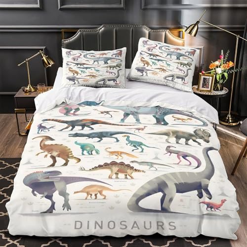 Parure de Lit Dinosaure Super King Impression 3D Ultra Douce - 2