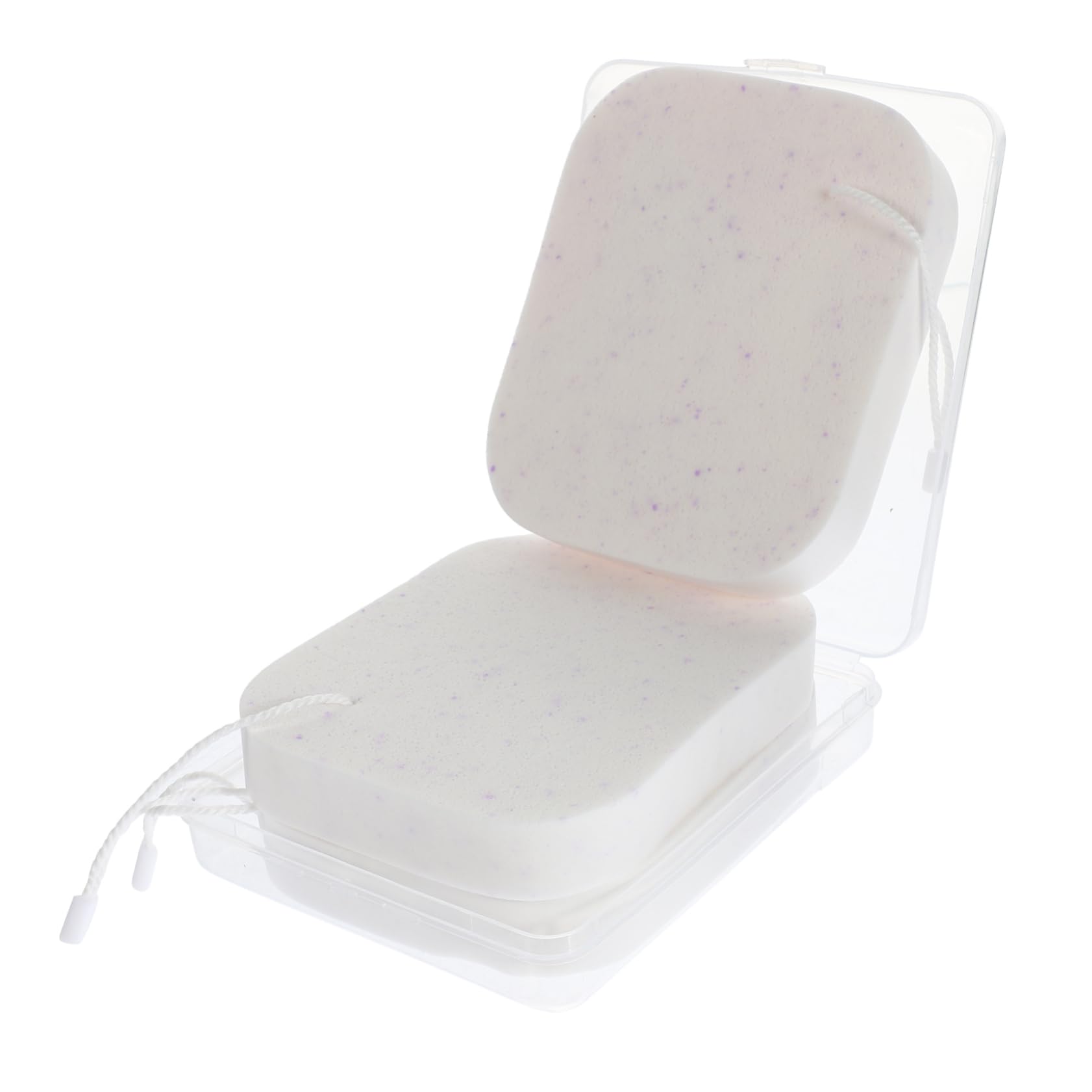 KOMBIUDA 5sätze Gesichtsschwämme Aus Komprimierten Reinigungsschwämmen Für Sanfte Gesichtsreinigung Zum Peelen Und Entfernen Von Make-up Schwämmen Und Aufbewahrungsbox