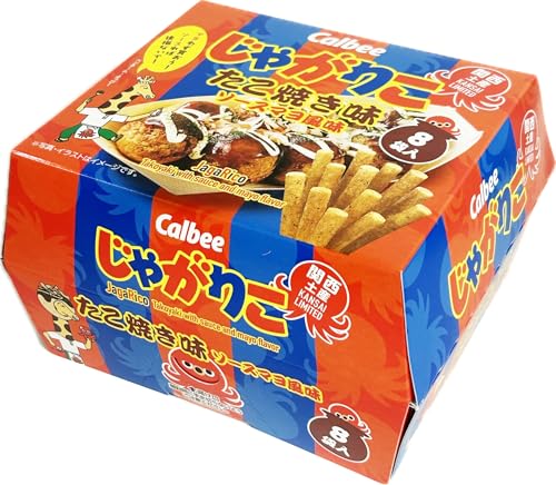 大阪 関西 お土産 おみやげ お菓子 カルビー じゃがりこ たこ焼き味 ソースマヨ風味 ８袋入のサムネイル