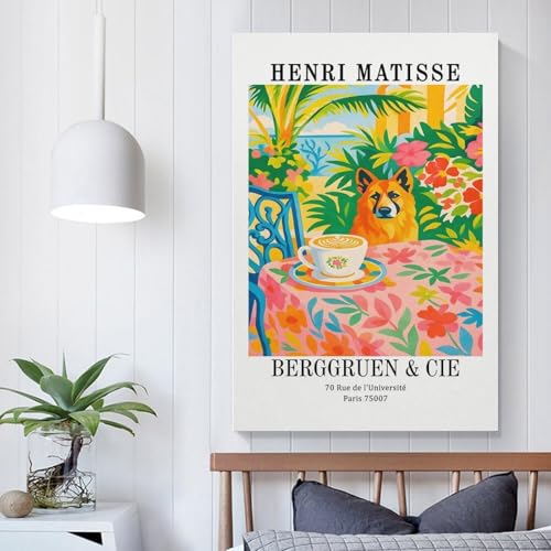 Tableau Henri Matisse Dog And Coffee créez un coin lecture chaleureux dans votre bureau - 5