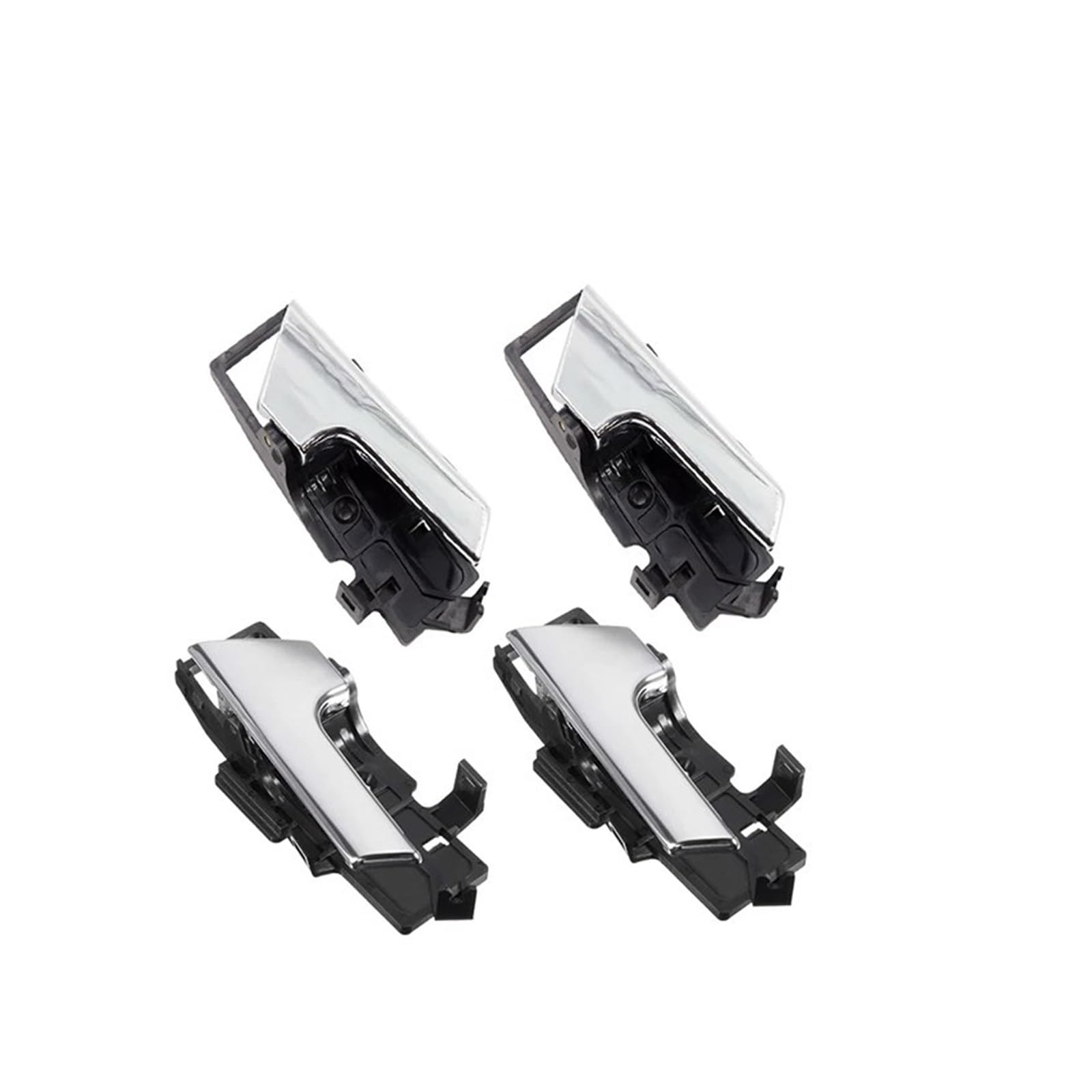 Nqkcuac 4 Pieces Door Pull Handle For Chevrolet Left Right Interior For Aveo 2007-2011 Car Accessories Aveo5 2009-2011 For Pontiac G3 2009 96462710 Door Handle