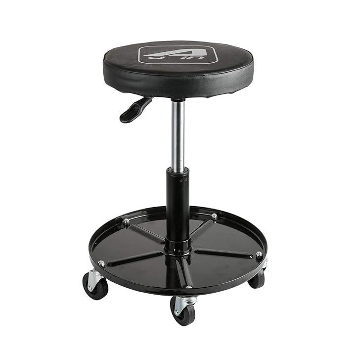 Buy Aain LT012C Adjustable Garage Roller Seat, Pneumatic Mechanic