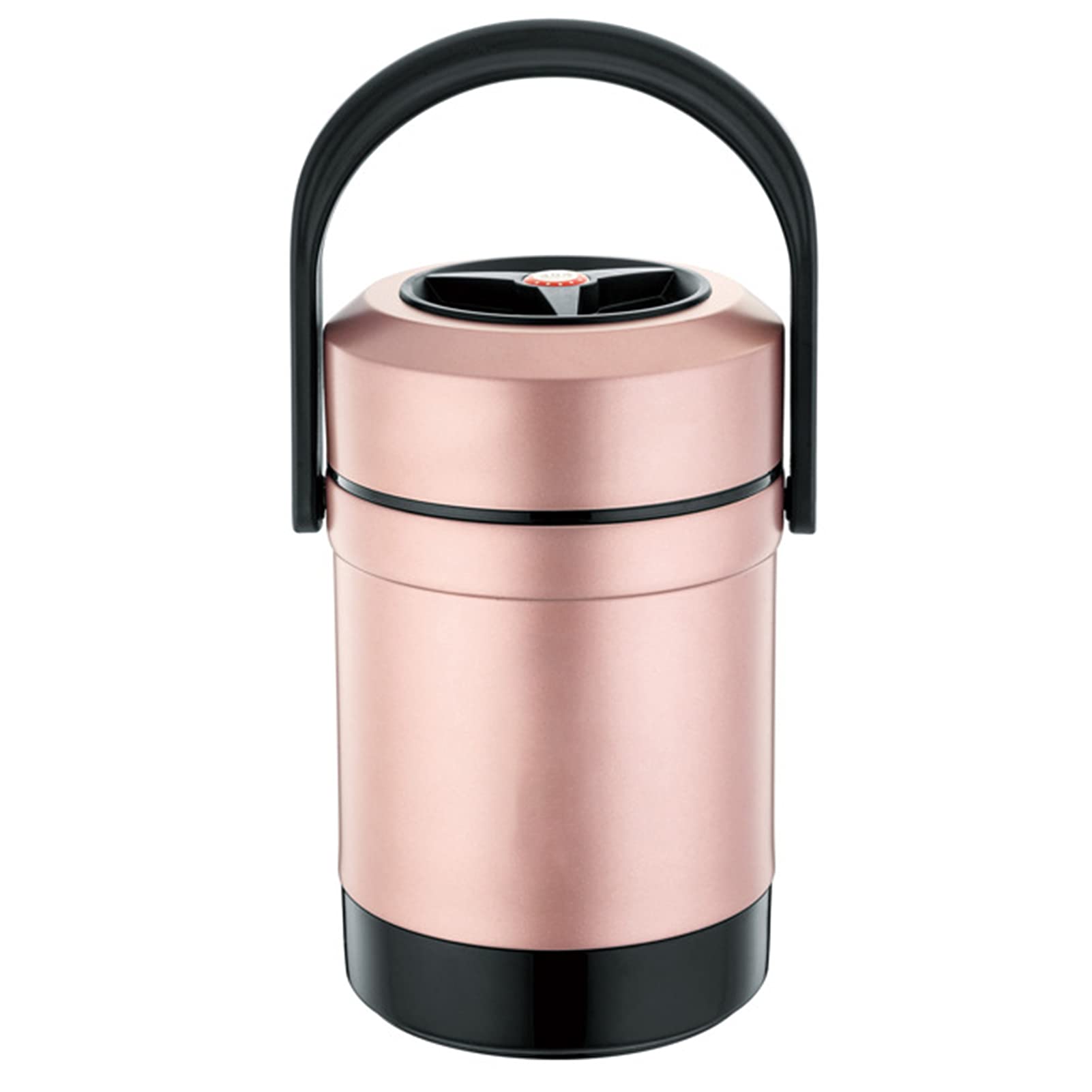 Acero Inoxidable 2.6L Termo De Alimentos Cuadrícula De Tres Niveles Conservación De Gran Capacidad, Adecuado para Trabajadores De Oficina, Estudiantes, Niños, Ancianos, Etc,B,2.6L