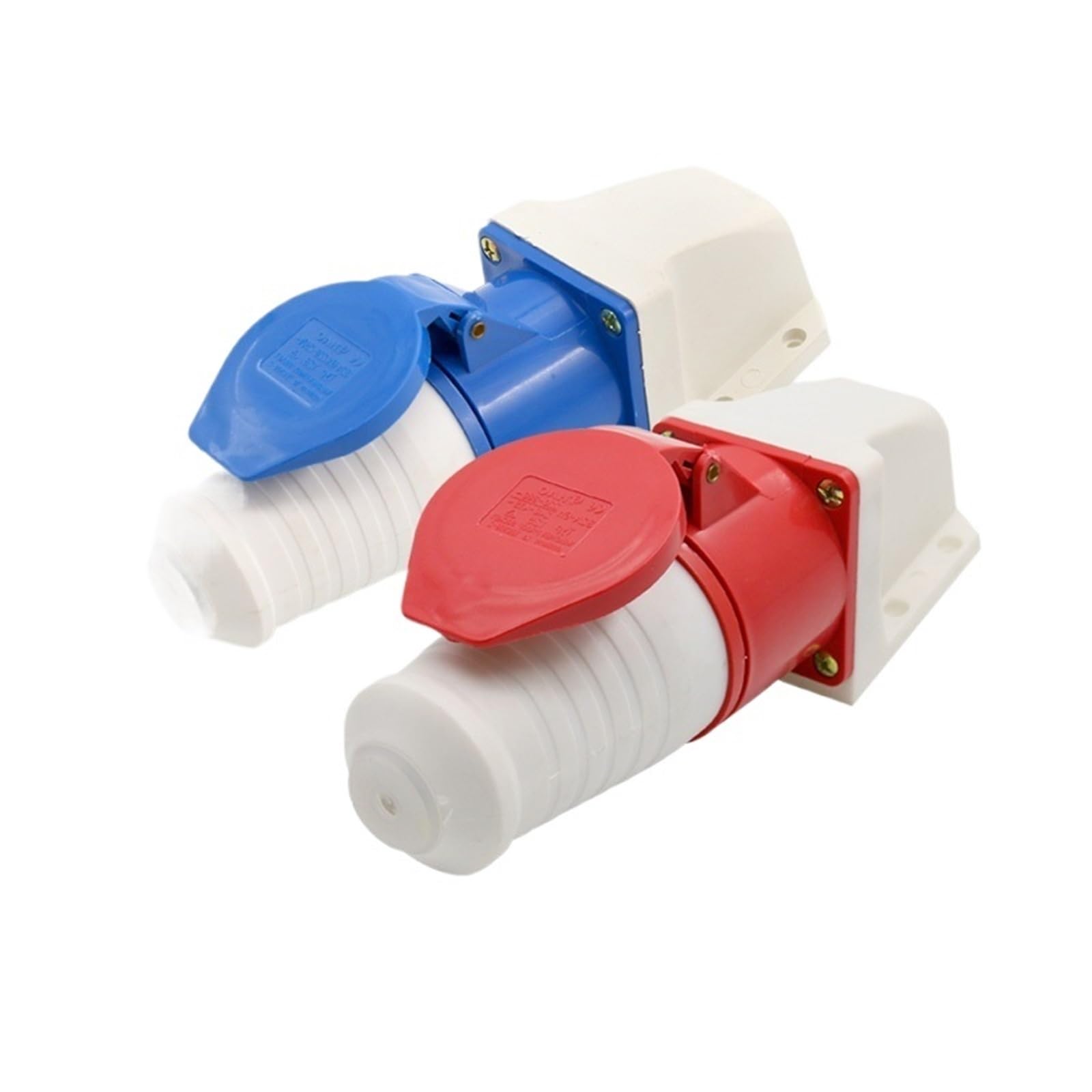 Toma de corriente industrial para aviación y talleres mecánicos con conector impermeable 32A