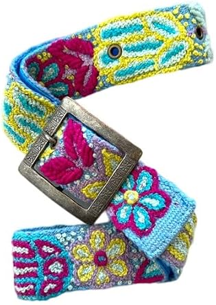 Hand Embroidered Fair Trade Wool Belt