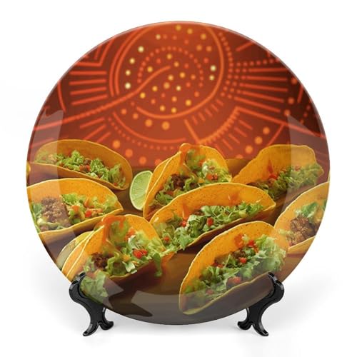 Assiette décorative en céramique avec support pour rompre la monotonie - 2
