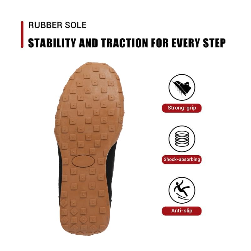 Image of MAVMAX Women's Fashion Retro Sneakers Chic Casual Walking Shoes with Foam Insole Tennis Shoes Stable Non-Slip Outsole for Dresses, Jeans & Everyday Outfits