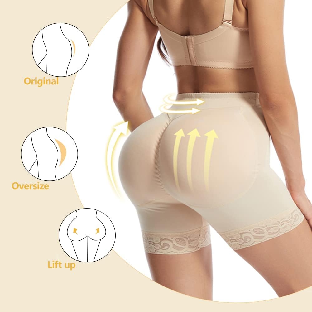 Women Bigger Butt Enhancer Butt Lifter Padded Lace Shapewear Control Panties Seamless Thicker Fake Buttock Underwear - Image 3