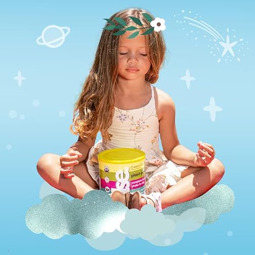 Else Nutrition Kids Organic Complete Nutrition Shake Powder, Plant-Based, Less Sugar, Clean, Complete Childrens’ Nutritional Drink Mix, Whey-Free, Soy-Free, Dairy-Free, 16 Oz, Creamy Vanilla #TOP7