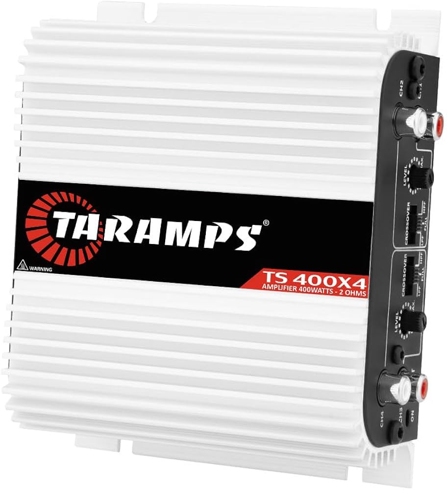 Taramps TS400X4 Full Range 2 Ohm 4 Channel 400W Class D Car