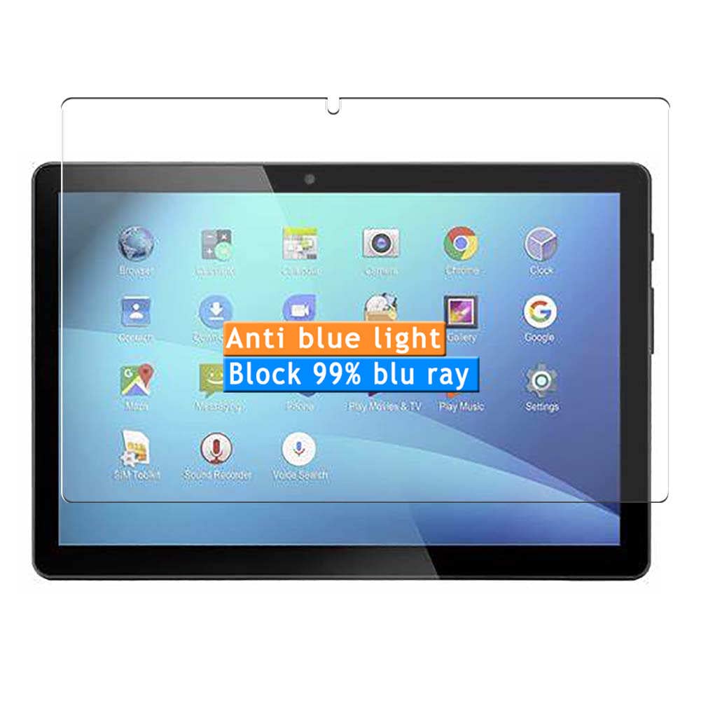 2-Pack Anti Blue Light Screen Protector, compatible with Jay-tech Tablet-PC TXE10D 10.1 inch TPU Film Protectors Sticker [ Not Tempered Glass ]