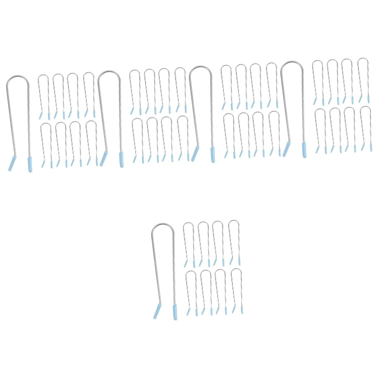 FRCOLOR Sets Hot Roller Clips Replacement Spiral Hair Curlers U-shaped Clips for Hair Volume Pcs