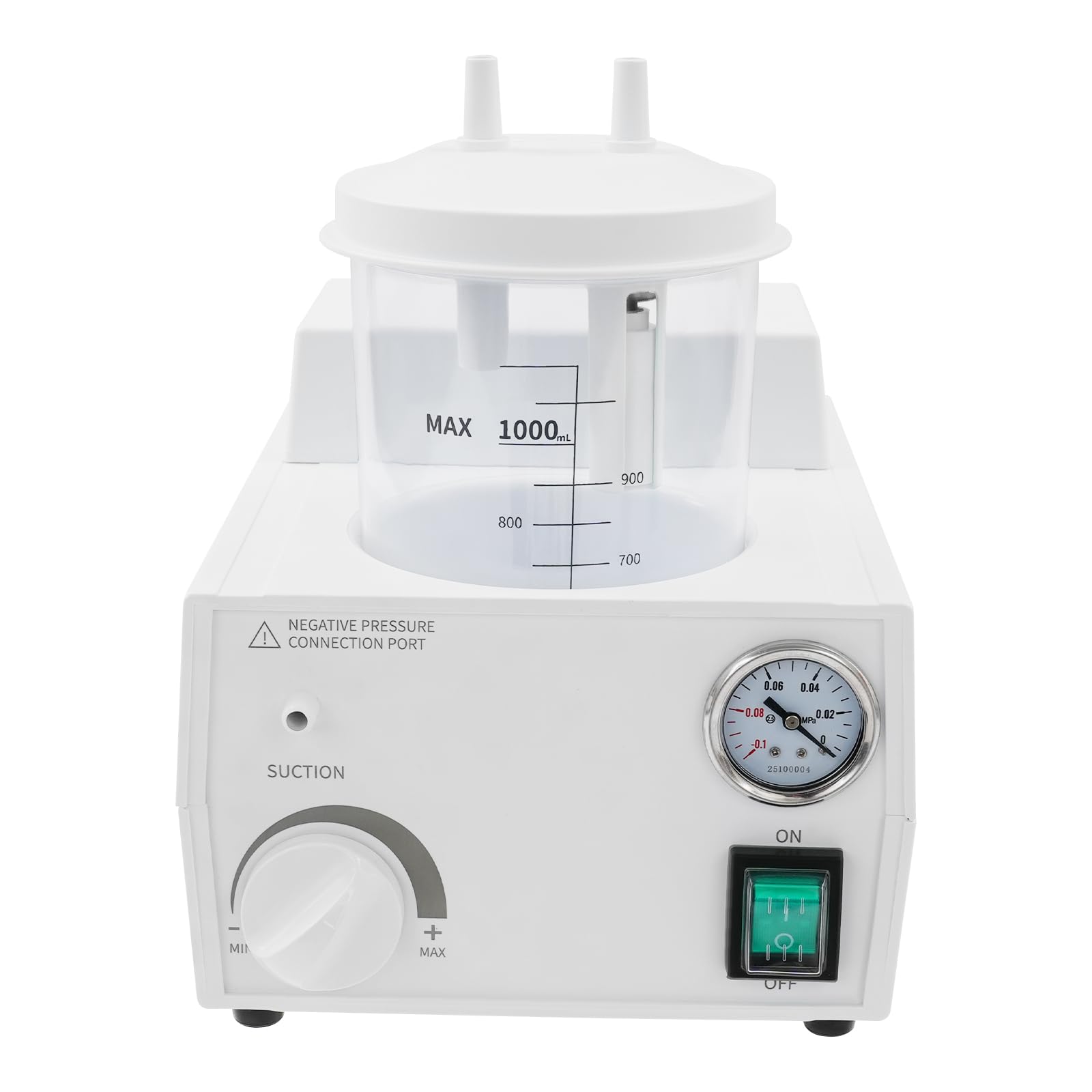 Elektryczne urządzenie do odsysania 1000 ml, przenośny odkurzacz do wydzieliny śluzowej z pompą próżniową, do domu, pielęgnacji kliniki, weterynarza, cichy aparat ssący z pojemnikiem na ścinki